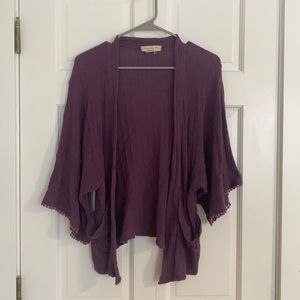Short Sleeve Cardigan/Shawl